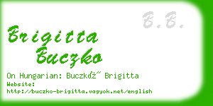 brigitta buczko business card